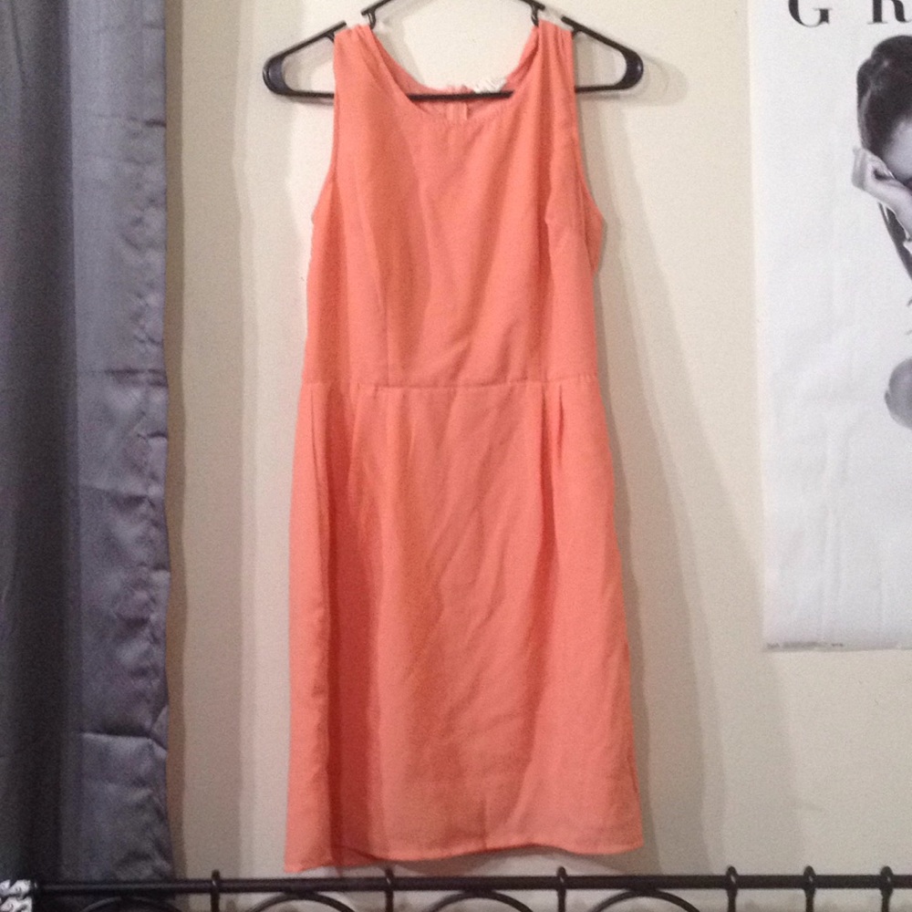 Orange dress